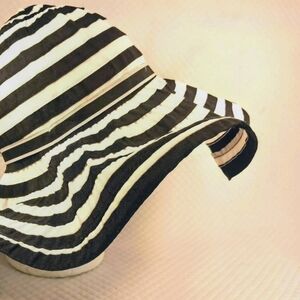 Brown and Tan Striped Hat